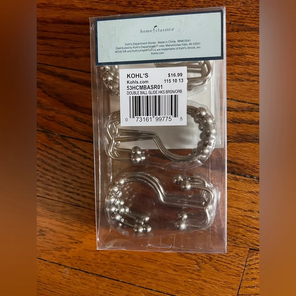Brand new shower hooks